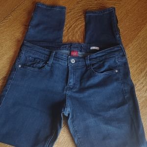 Arizona Dark Wash Jeggings w/Ankle Zippers Size 8